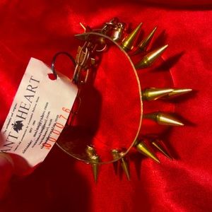 VANTAHEART GOLD METAL spike cuff